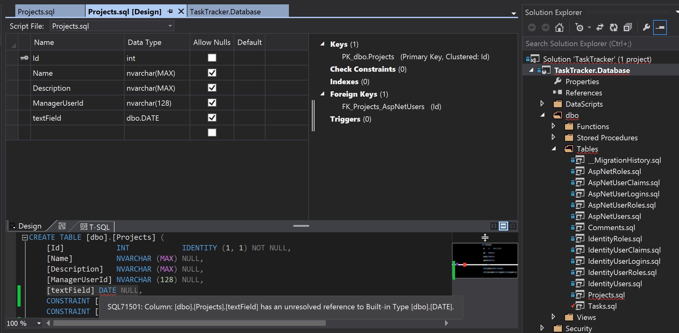 SQL Date Error